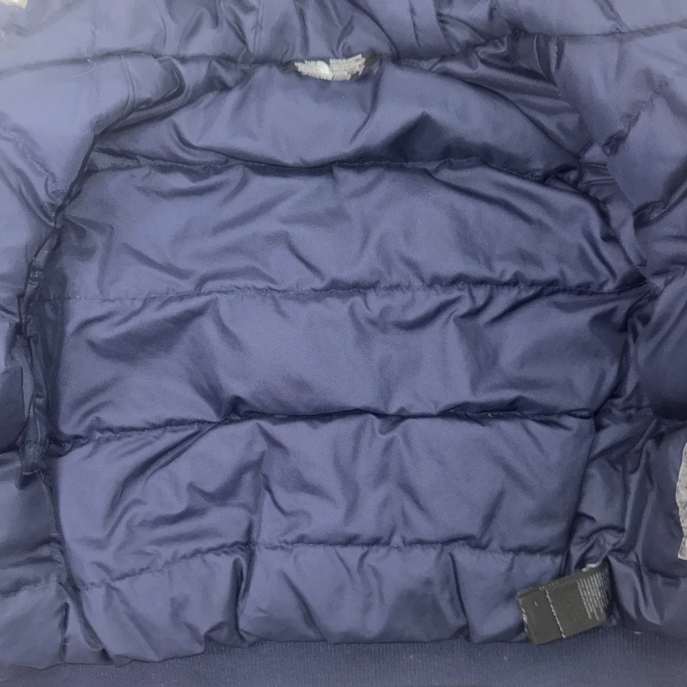 North Face Boys XXS 5 DryVent 600 Fill Down Hooded Winter Parka Navy